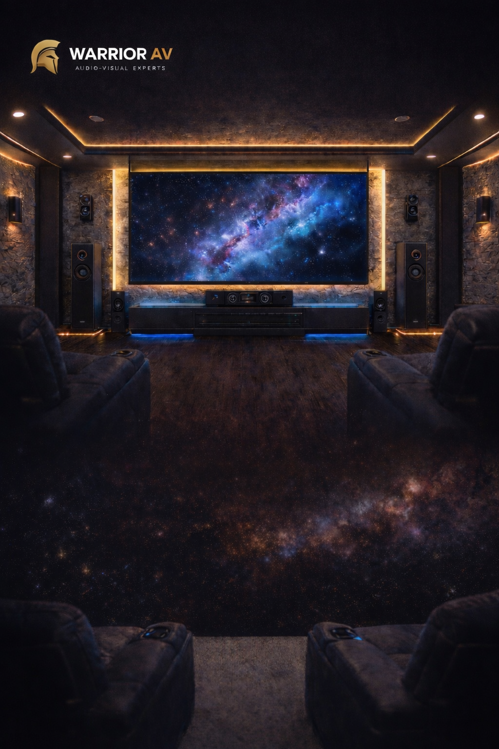 Warrior AV luxury home theater